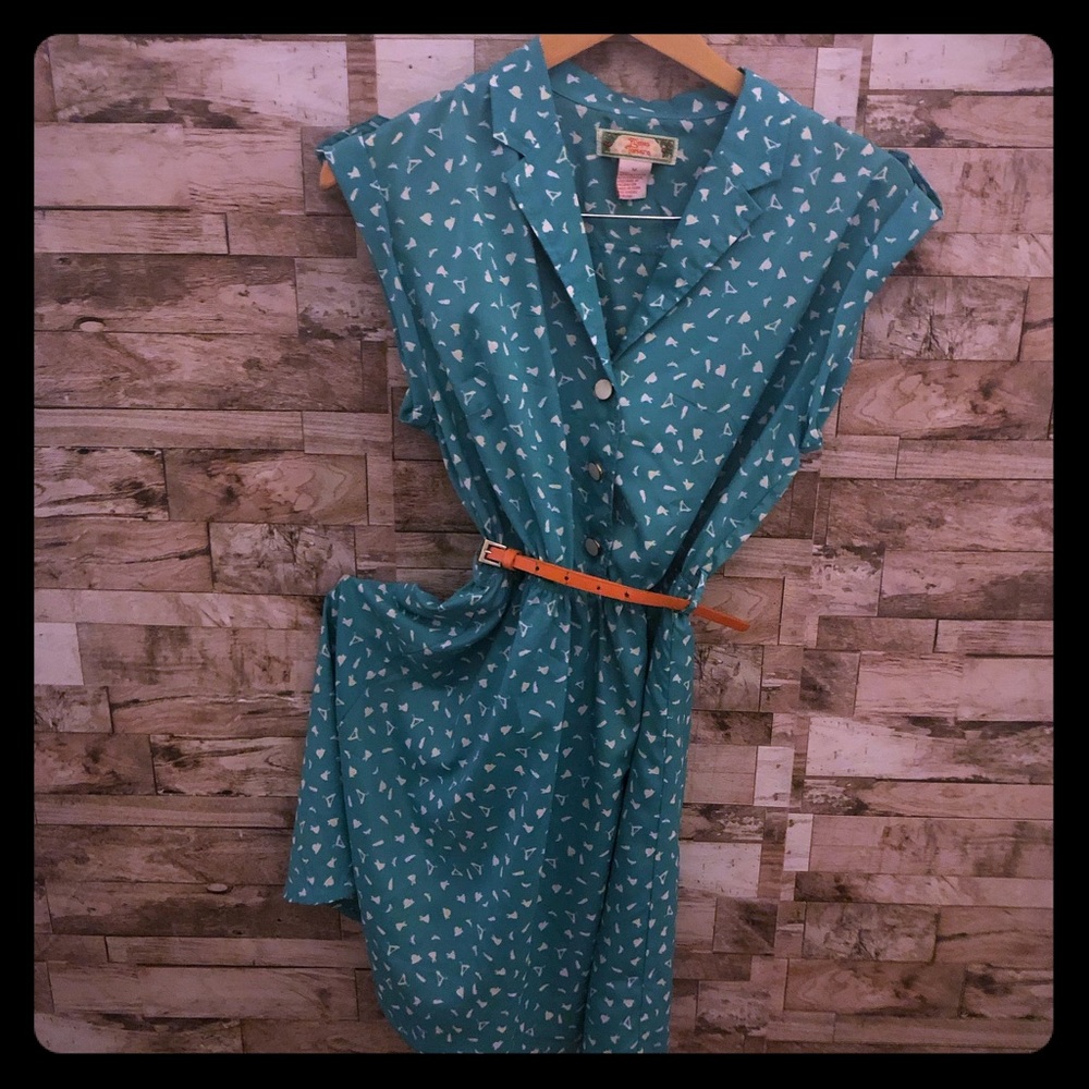 Vintage Teal dress